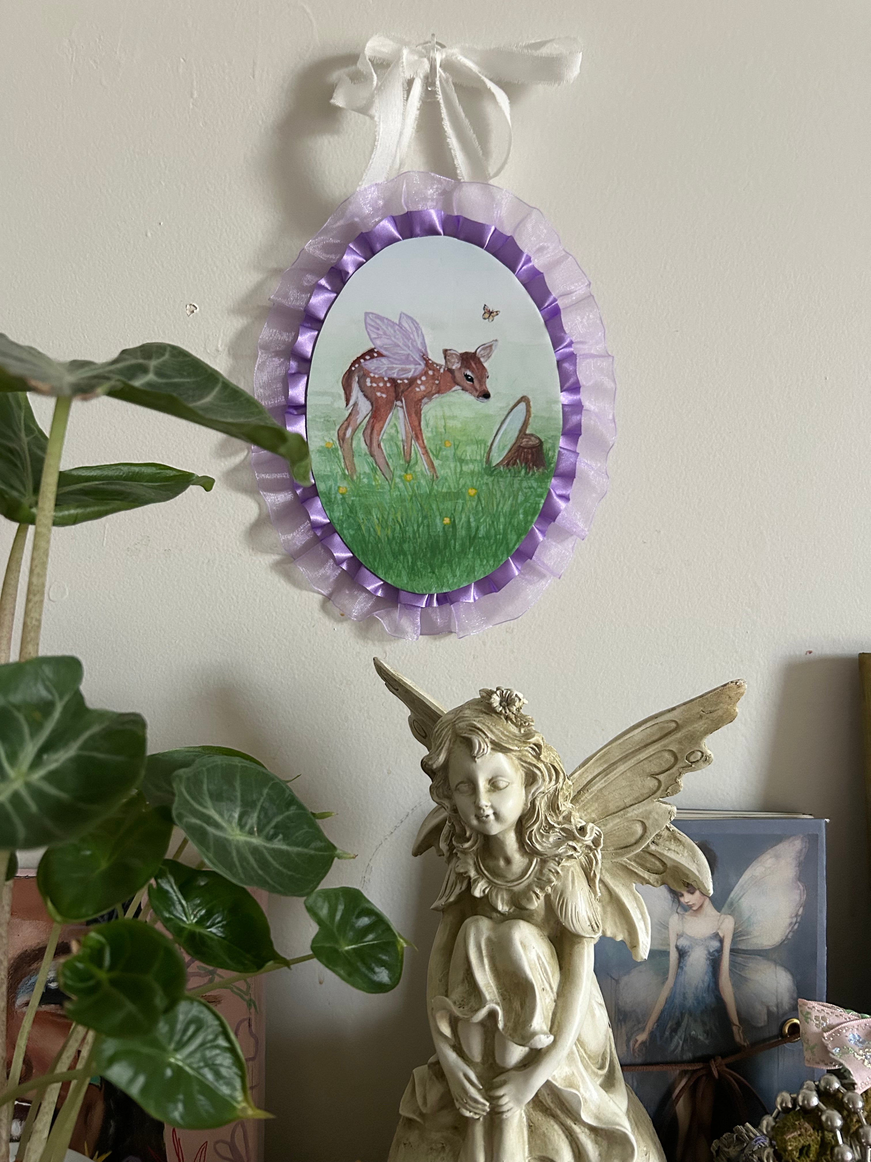 Deer Pretty Enchanted Art Print 5x7