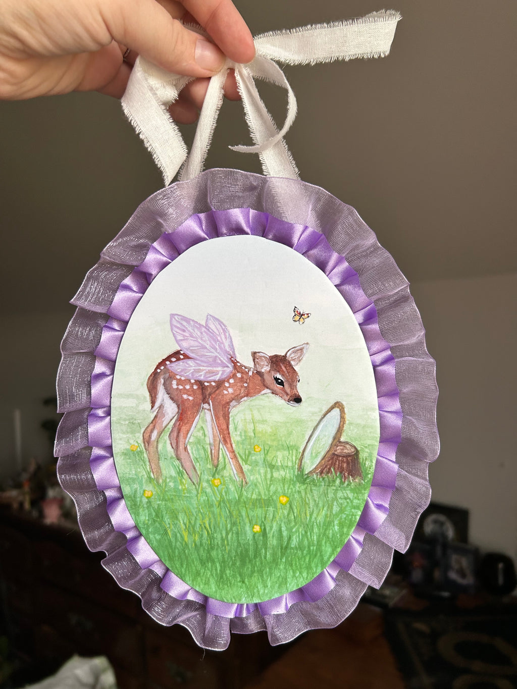 Deer Pretty Enchanted Art Print 5x7