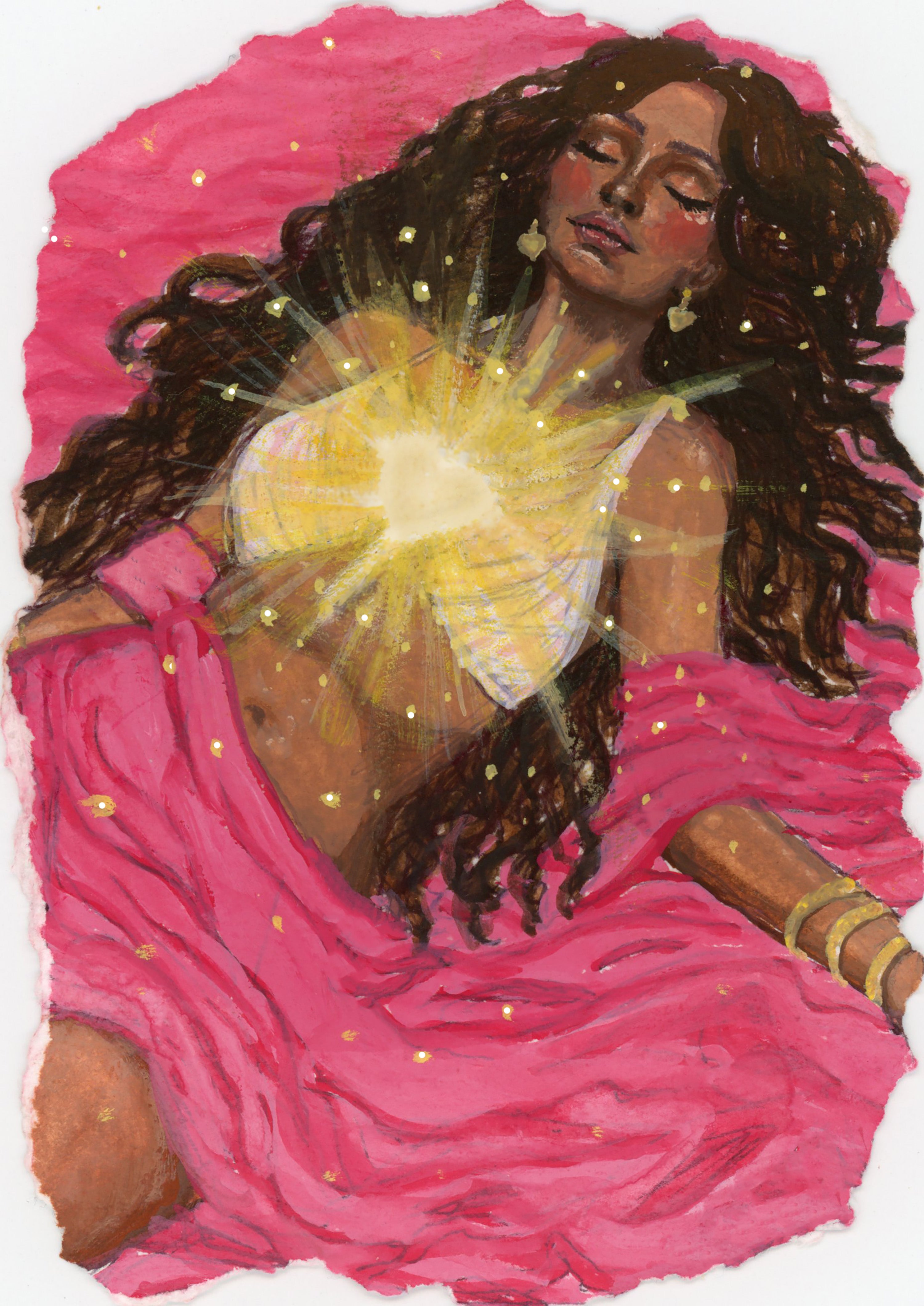 Heart Alignment Enchanted Art Print 5x7